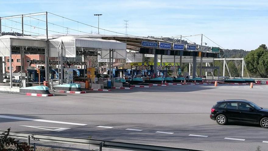 Peatge de l&#039;autopista C-16 Terrassa-Manresa a Castellbell Sant Vicenç.