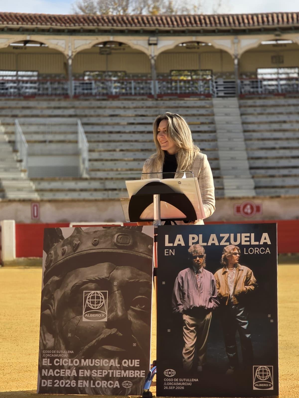 María de las Huertas García durante la presentación de 'Albero X'.