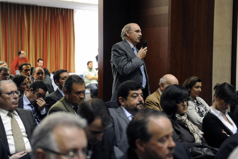 Conferencia de Rodrigo Rato en Oviedo por la que cobró 60.000 euros