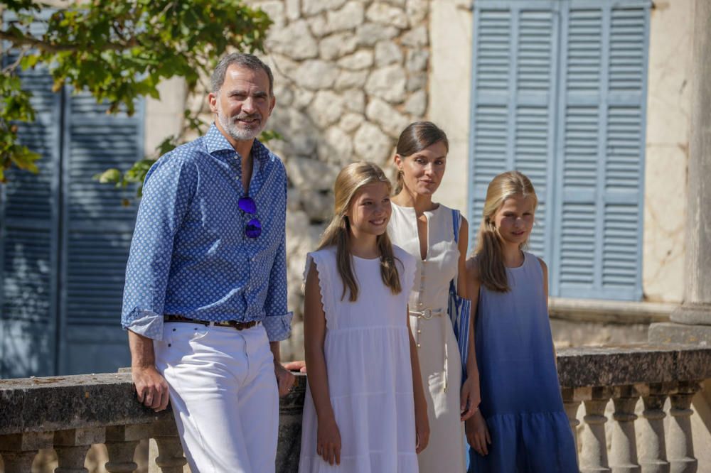 La Familia Real visita Son Marroig y se despide de Mallorca