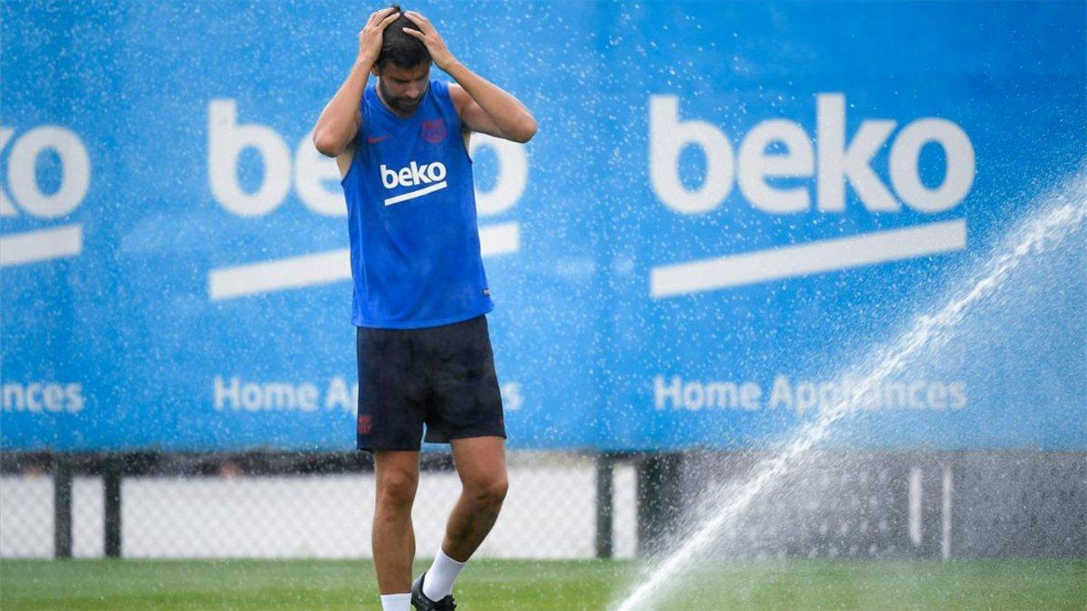 Piqué continúa su recuperación