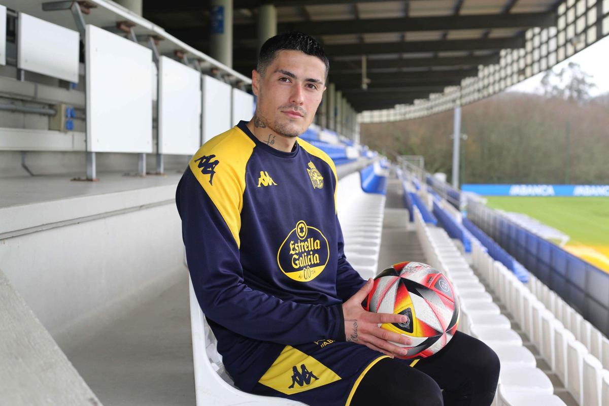 Hugo Rama, en su etapa en el Deportivo.