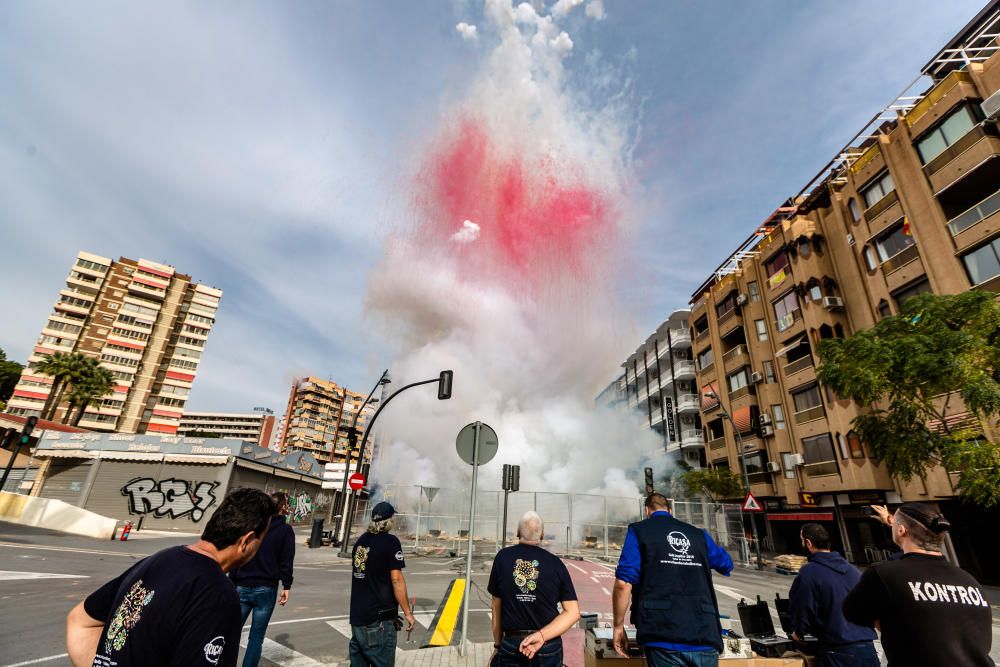 Benidorm vuelve a temblar con la segunda mascletà festera