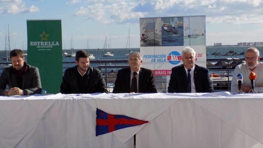 Un momento de la presentación del Circuito Mar Menor.