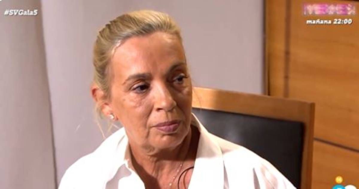 Momentazo televisivo: Carmen Borrego se entera de las declaraciones de su hijo en 'Supervivientes'