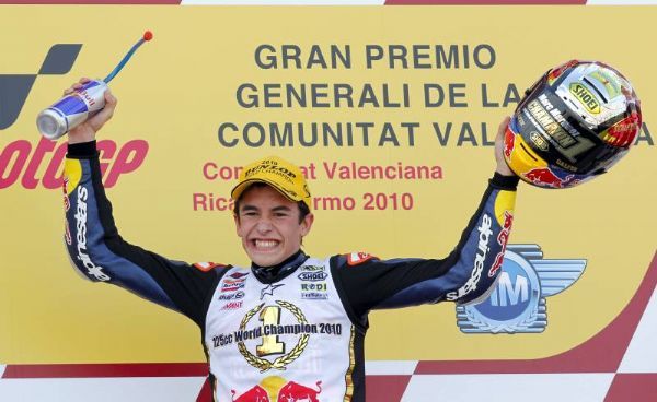 Marc Márquez se corona en Cheste