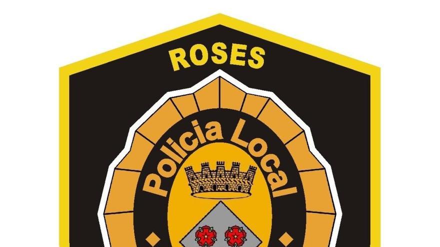 El disseny de l&#039;escut de la Policia Local de Roses.