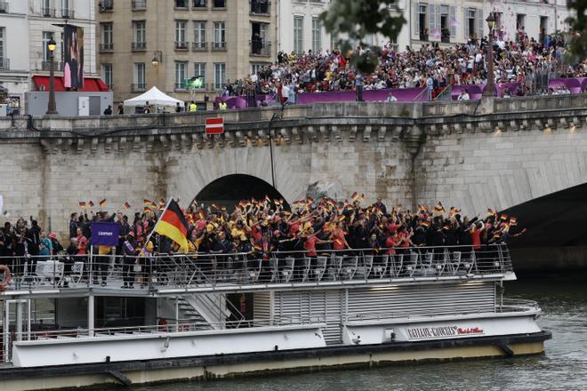 Las mejores imágenes de la ceremonia de inauguración de los Juegos olímpicos de París 2024