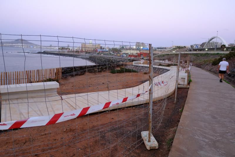 Las obras del mirador del Lloret, abandonadas