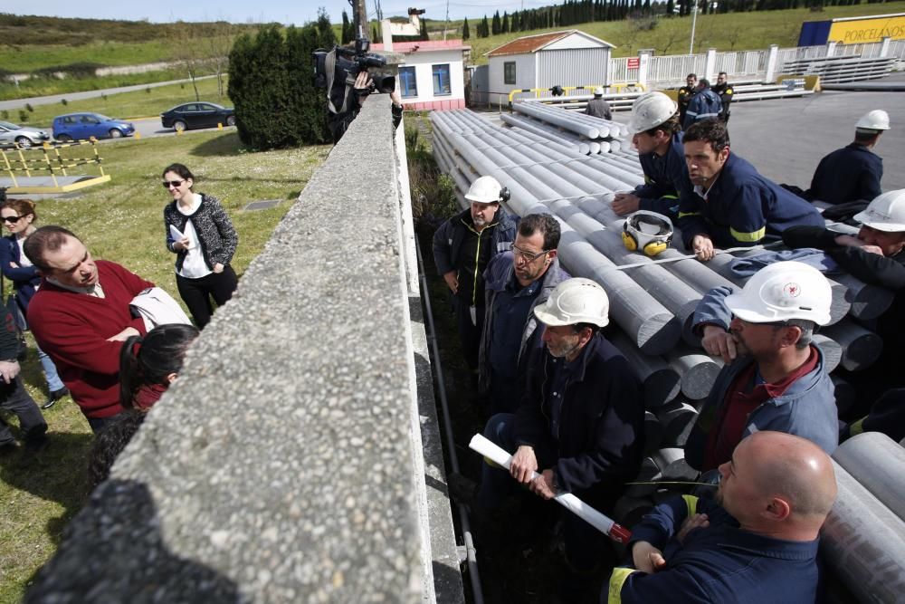 Los despedidos de Montrasa visitan Alcoa