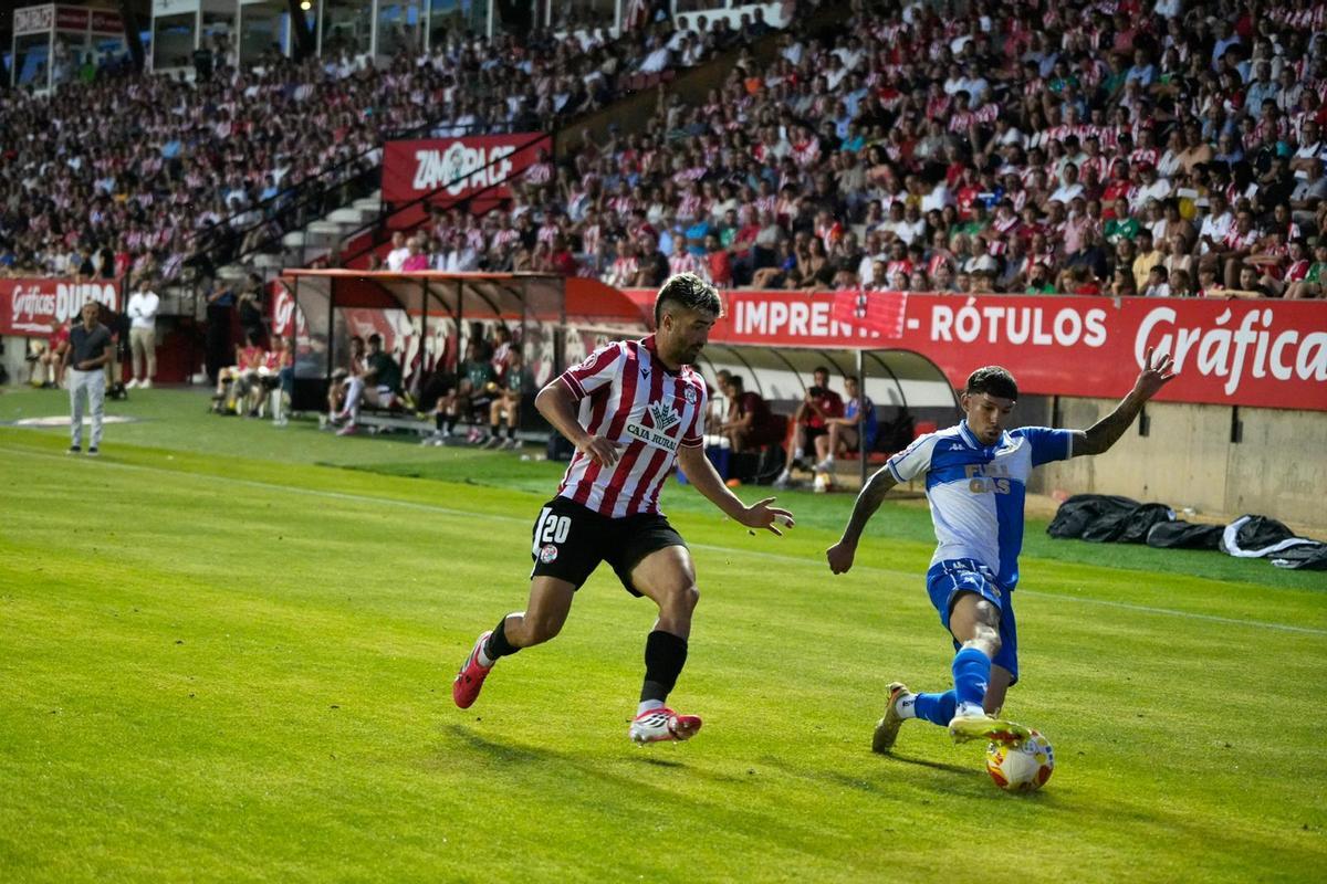 GALERÍA | Las imágenes del primer asalto de la eliminatoria entre el Zamora CF y el Sabadell