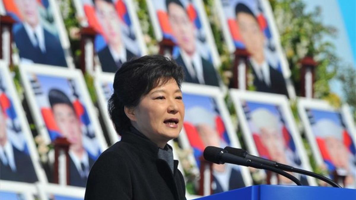 La presidenta de Corea del Sur, Park Geun-hye.