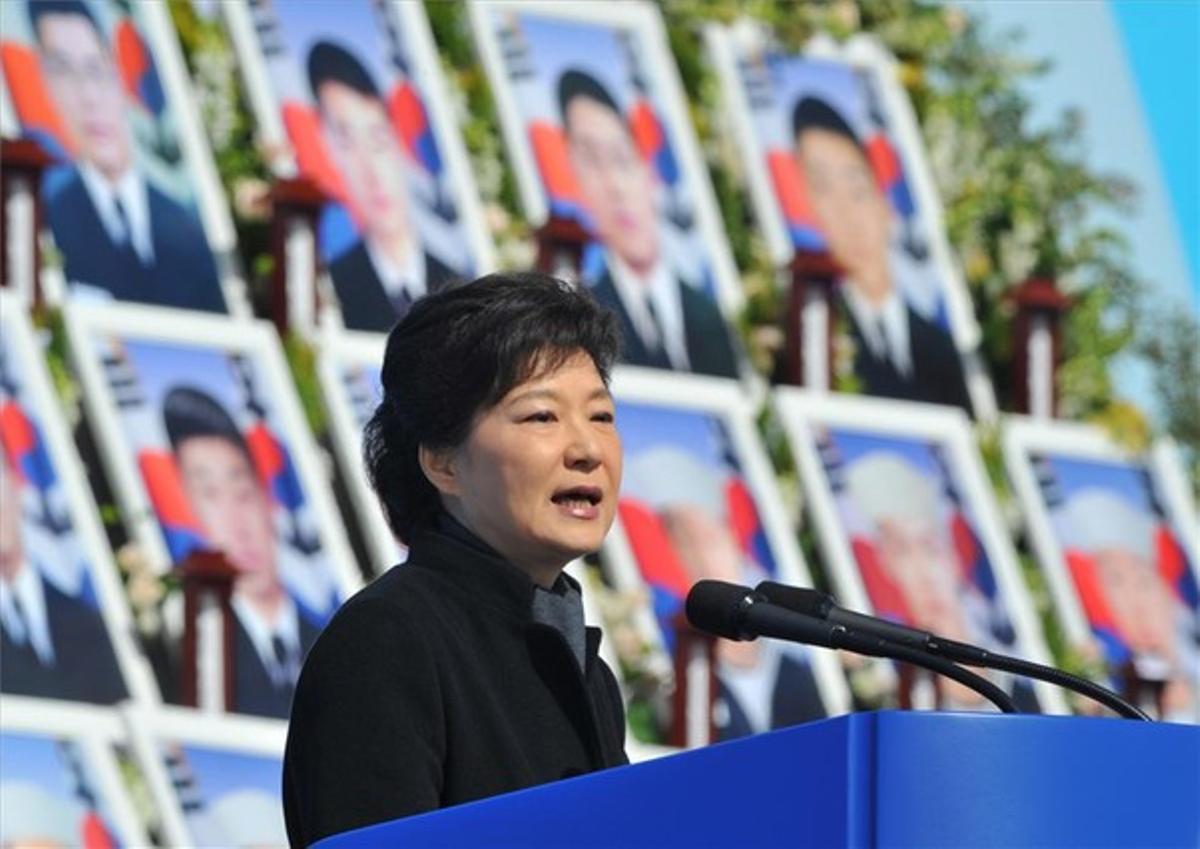 La presidenta de Corea del Sud, Park Geun-hye.