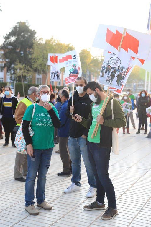 Protesta de la Marea Verde en Cartagena