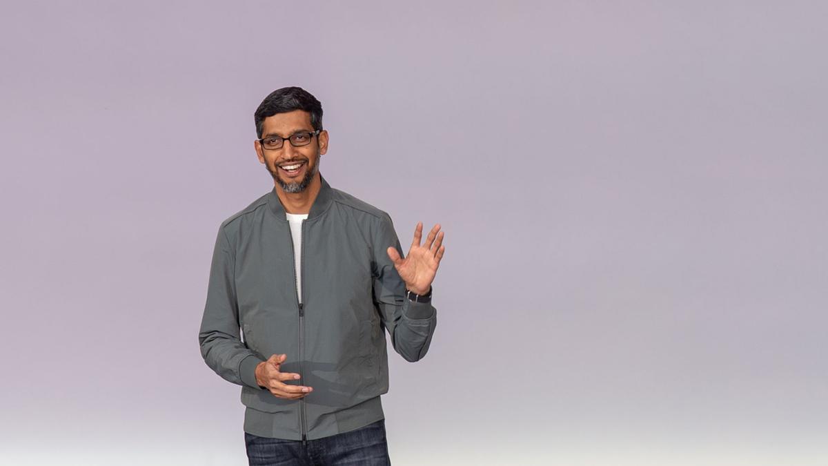 El CEO de Google, Sundar Pichai.