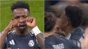 La polémica celebración de Vinicius ante el City