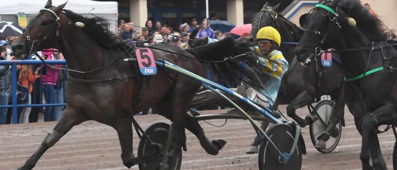 Trébol (5), con Biel Pou, en su reciente victoria en el ´Kymi Grand Prix´.