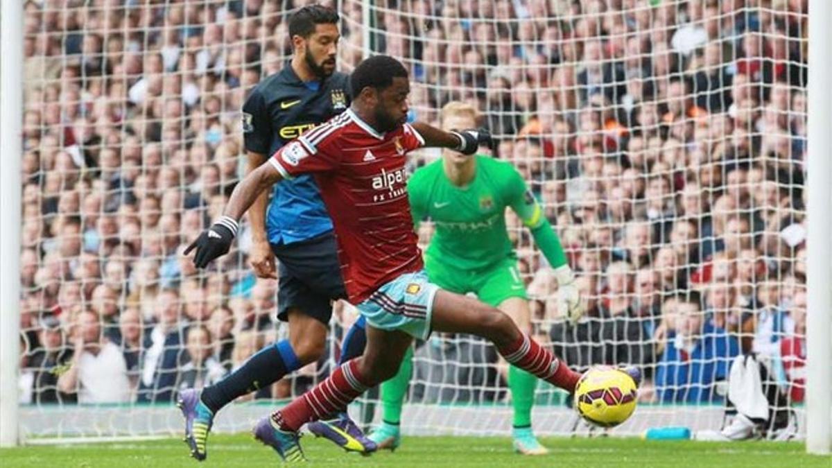 Song, durante el partido ante el City