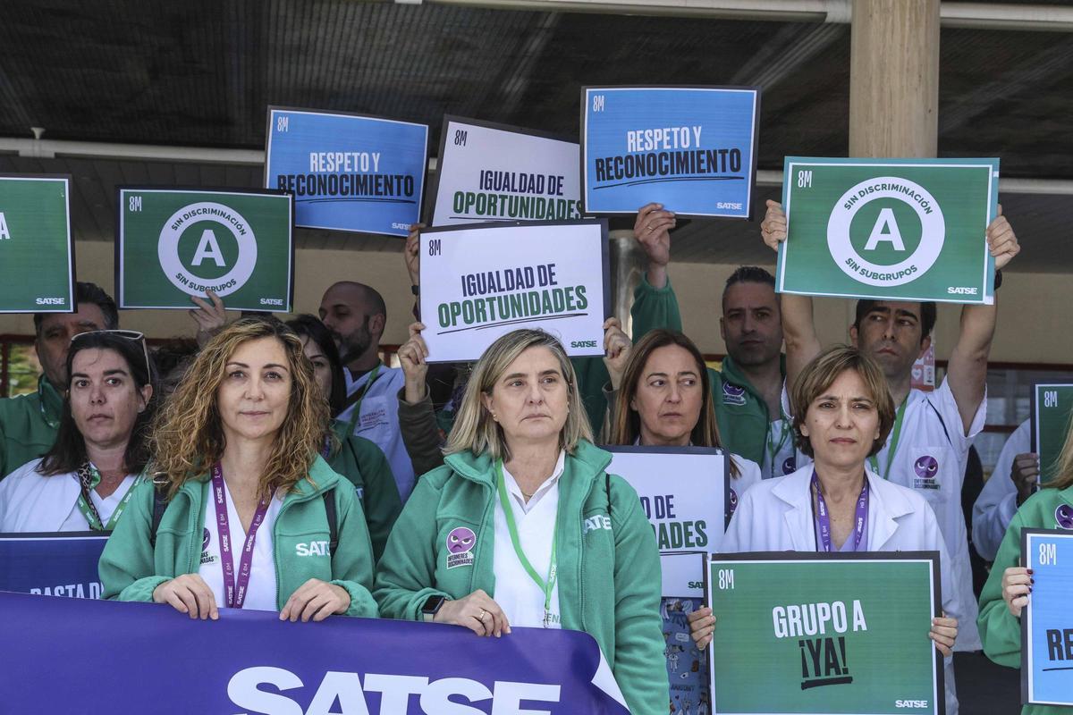 Las enfermeras se movilizan en Alicante