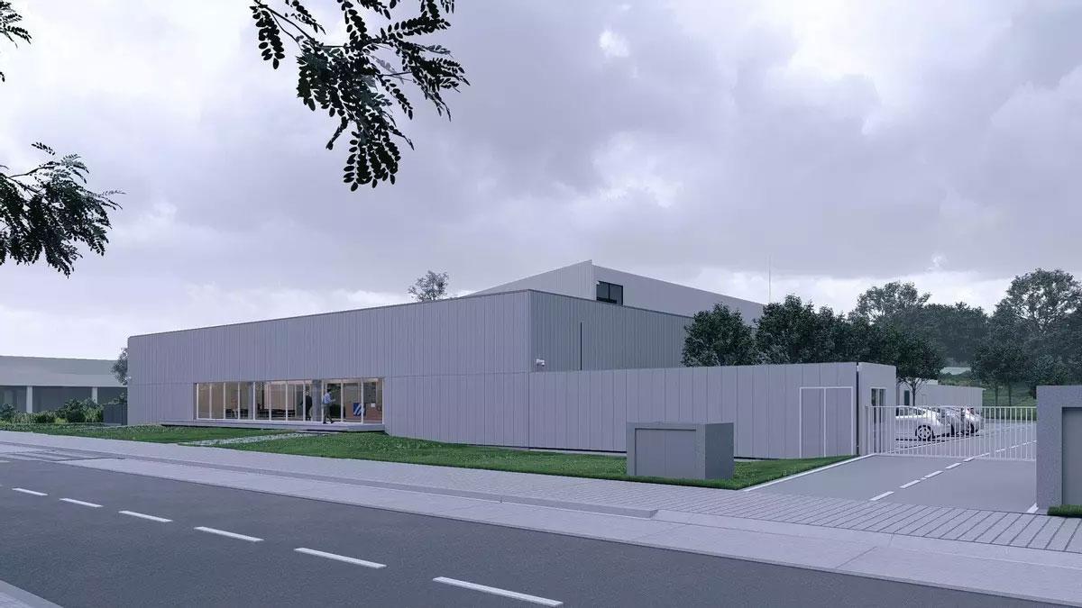 Recreación del proyecto del nuevo edificio del Cesga en Santiago.