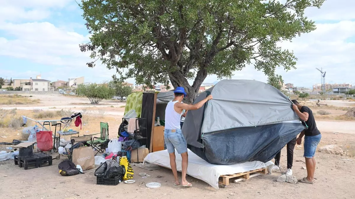 Asentamientos ilegales en Alicante que resisten al desalojo del gobierno de Barcala