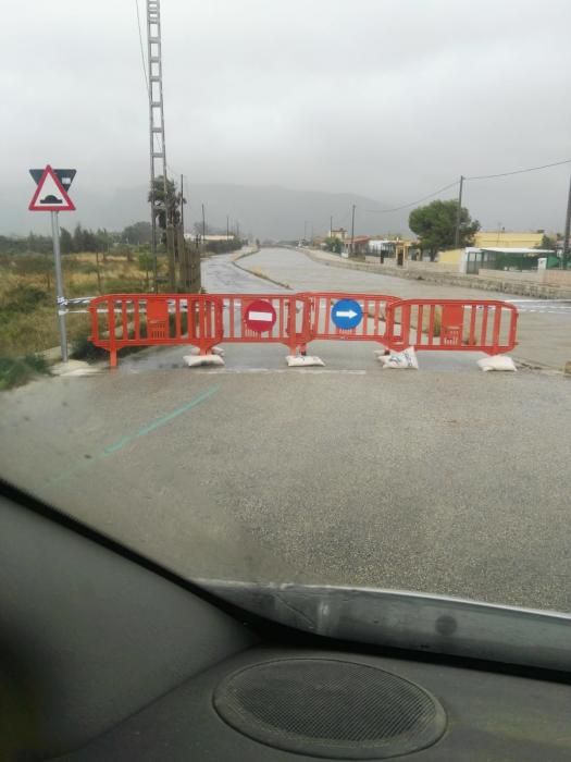 Efectos del temporal en la Safor