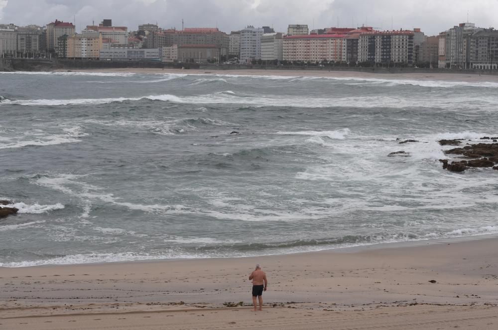 Junio se despide con tiempo inestable en A Coruña