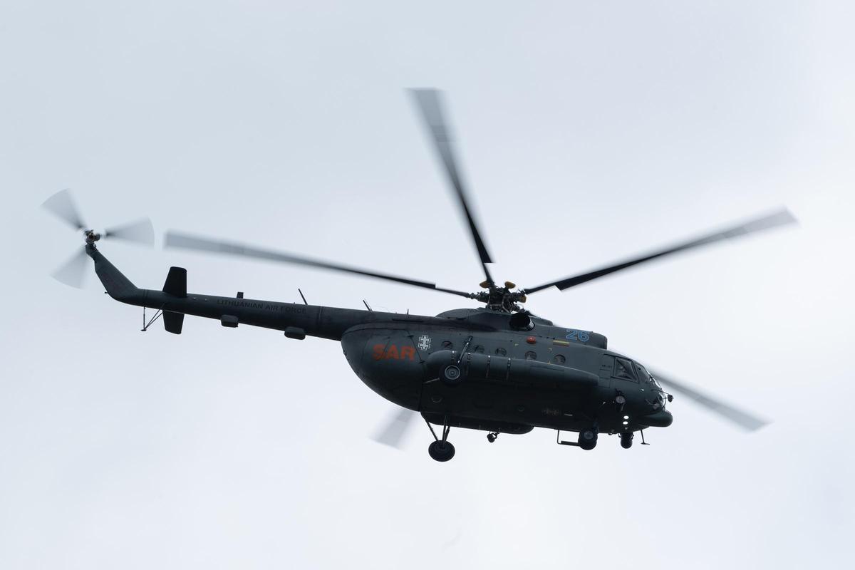 Imagen de archivo de un helicóptero Mi-8