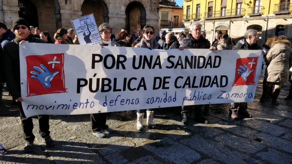 Manifestación en defensa de la Sanidad en Toro