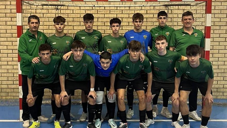 El equipo juvenil del CD Belchite FS está logrando buenos resultados en División de Honor.  | SERVICIO ESPECIAL