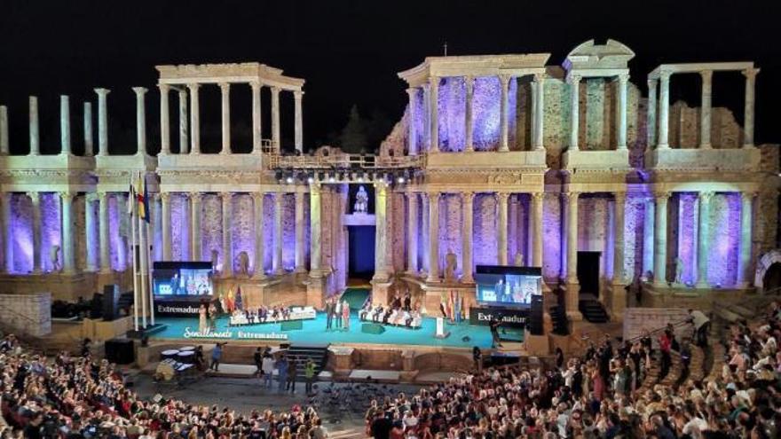 La Junta suspende el acto institucional del Día de Extremadura en el Teatro Romano de Mérida