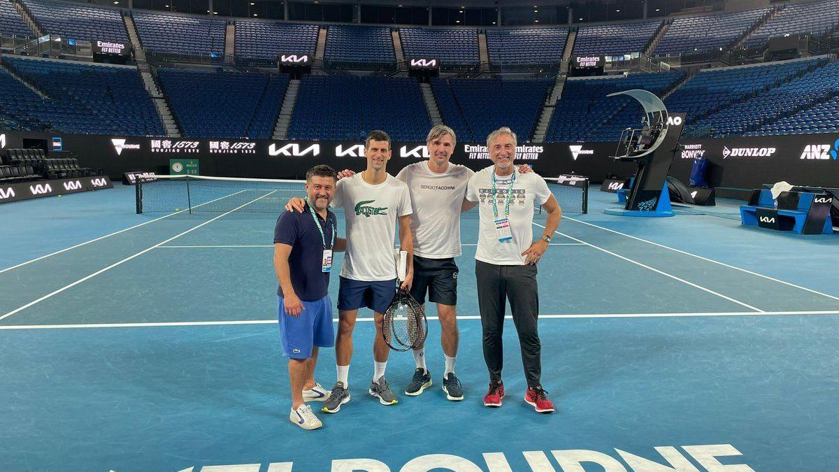 Djokovic ha vuelto a los entrenamientos.