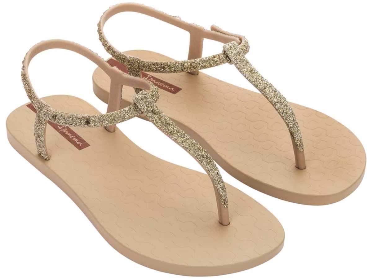 Sandalias con tiras brilli