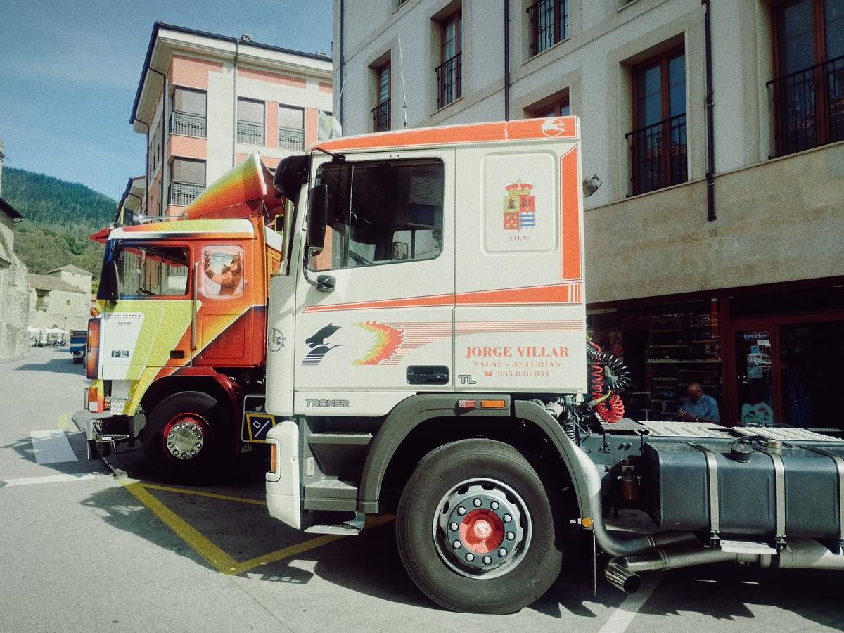 La Concentración de Camiones y Coches Clásicos "Villa de Salas", en imágenes