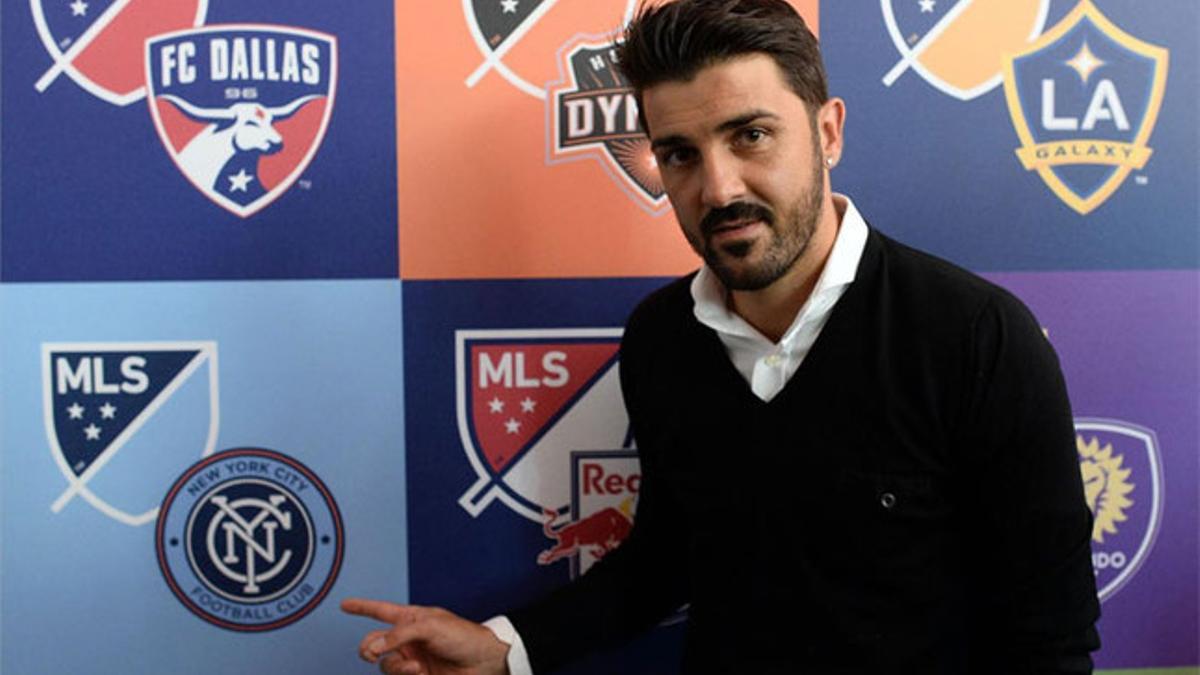David Villa fichó el verano pasado por el New York City de la MLS