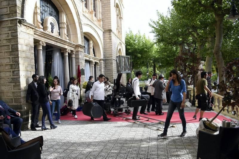 Imágenes del rodaje de la última película de Nacho García Velilla