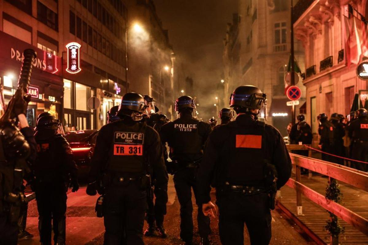 Disturbios en París tras la clasificación del PSG