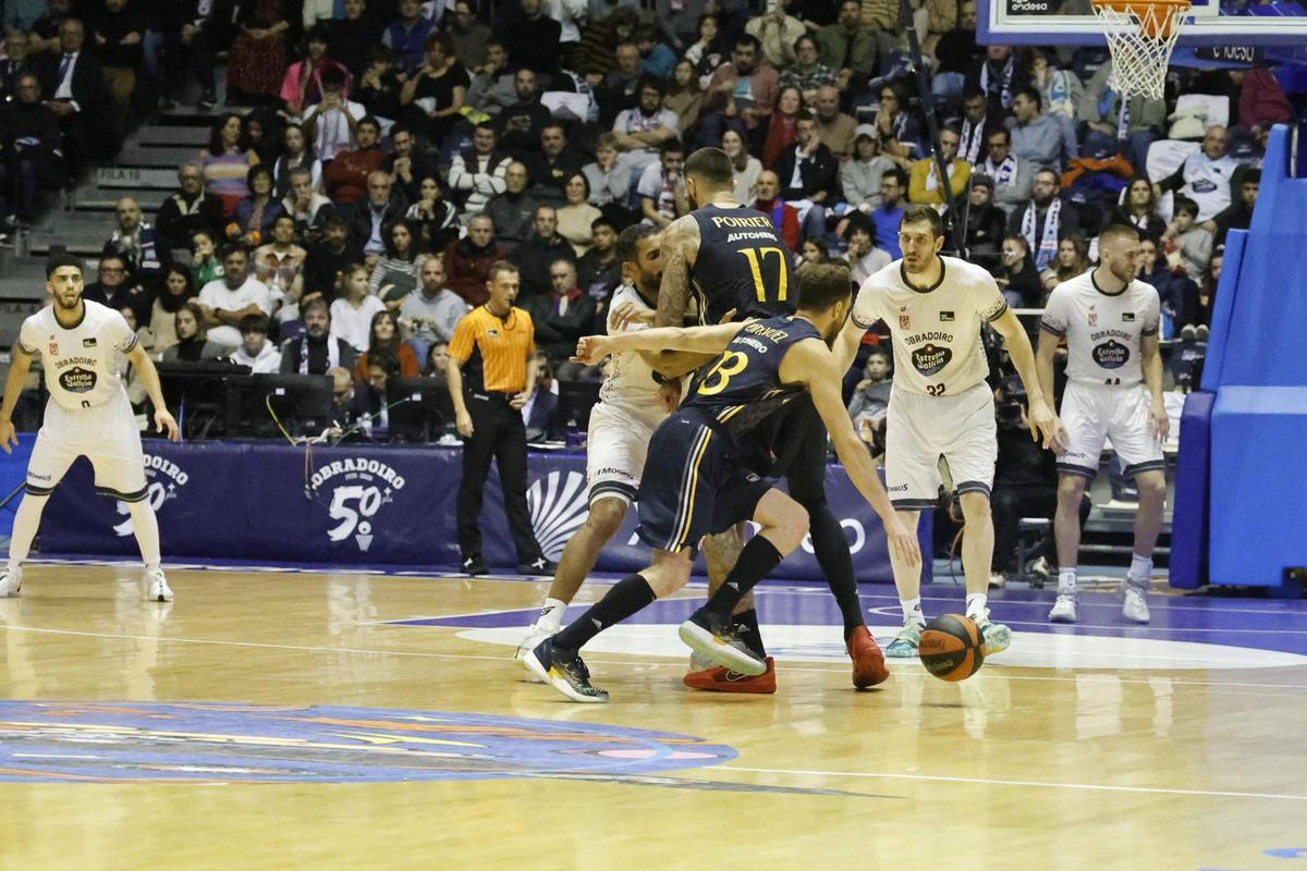 Monbus Obradoiro - Real Madrid: las imágenes del partido