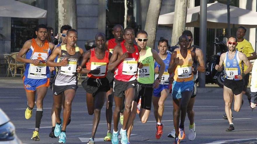 Alessandra Aguilar, tercera en la medio maratón de Madrid