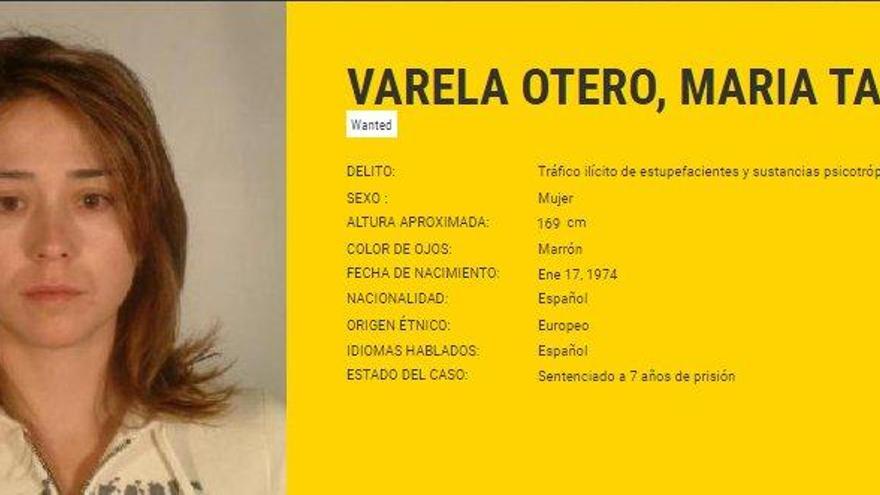 Tania Varela, en la foto difosa pel ministeri de l&#039;interior.