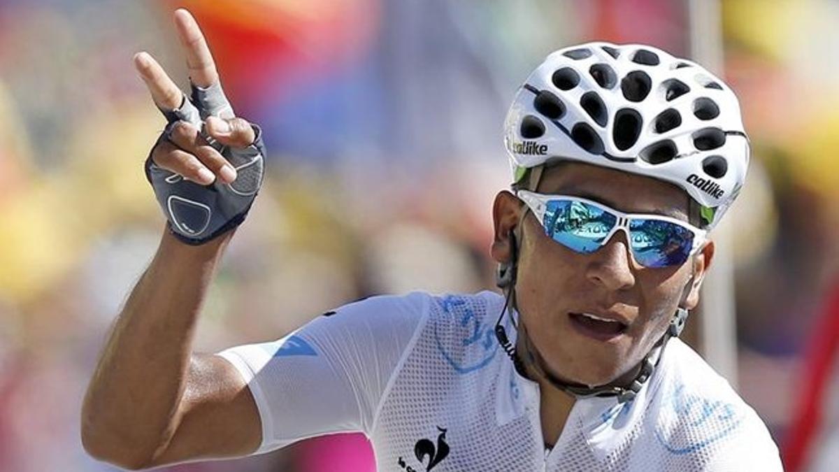 Nairo Quintana acabó segundo en el Tour de Francia