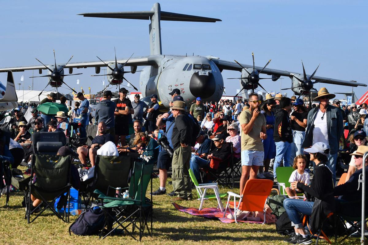 Exhibición aérea en Avalon, Australia