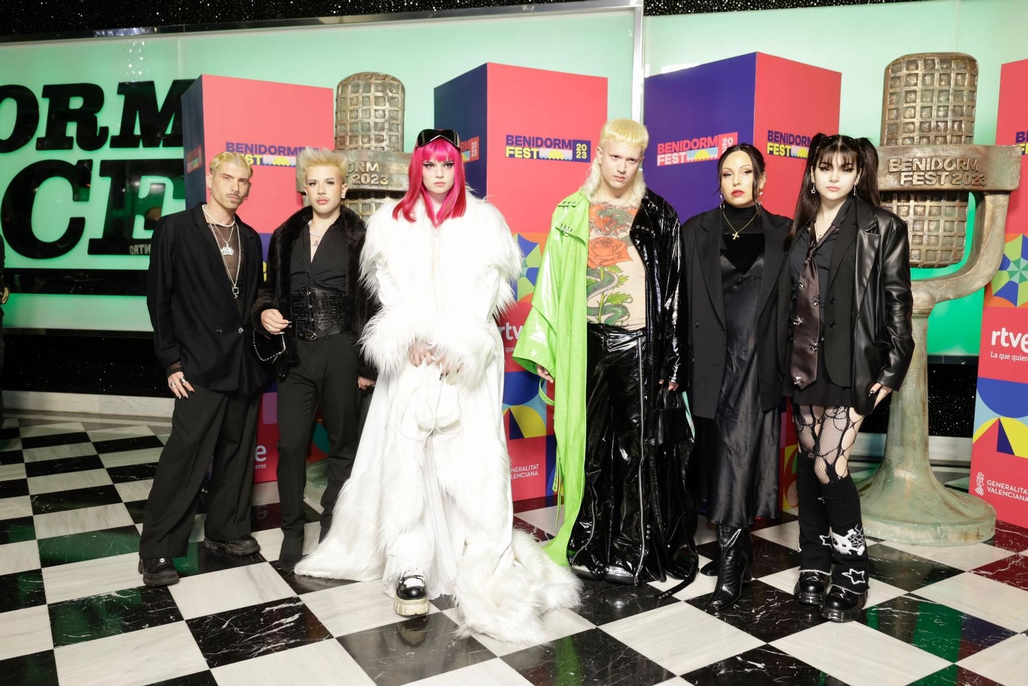 La alfombra naranja del Benidorm Fest 2023