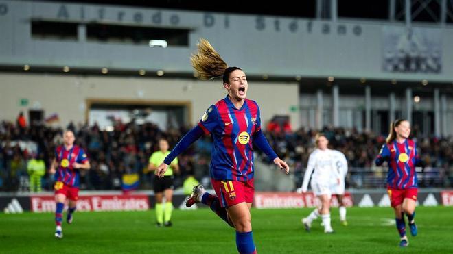 Alexia marcó el primer gol en el Clásico de Copa ante el Madrid