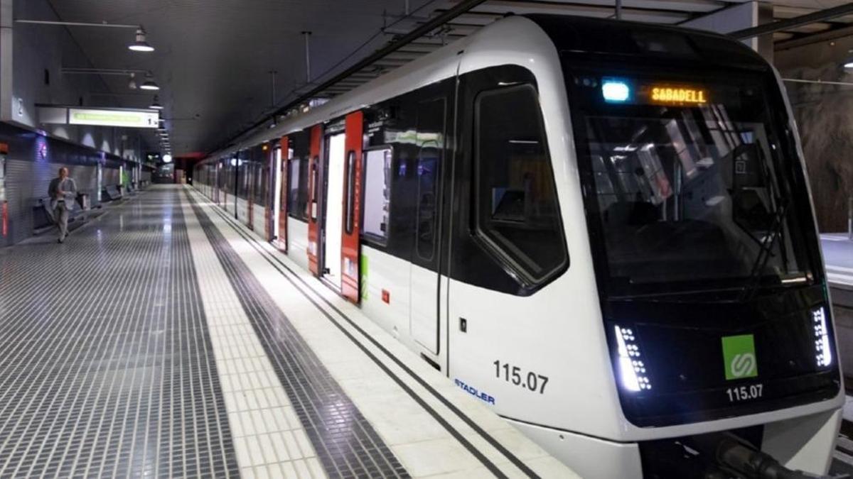 La estación de Can Feu de Ferrocarrils de la Generalitat de Catalunya (FGC)