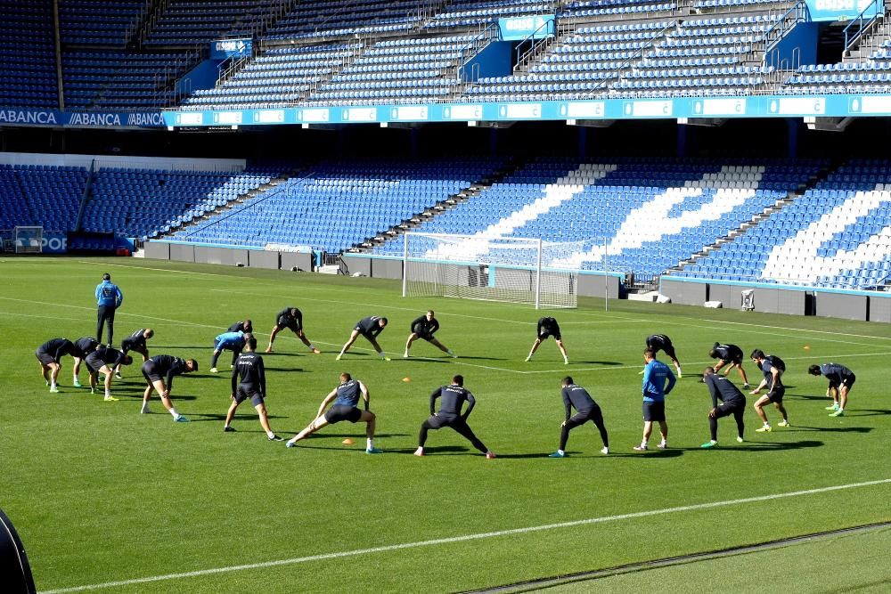 El Dépor prepara en Riazor el duelo de Anoeta