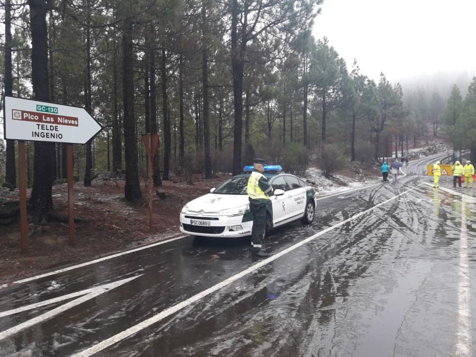 Nieve en Gran Canaria (29/01/2018)