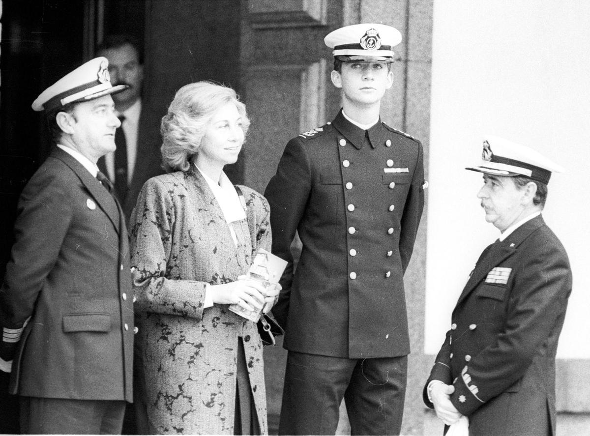 El paso de Felipe VI por la Escuela Naval de Marín El paso de Felipe VI por la Escuela Naval de Marín