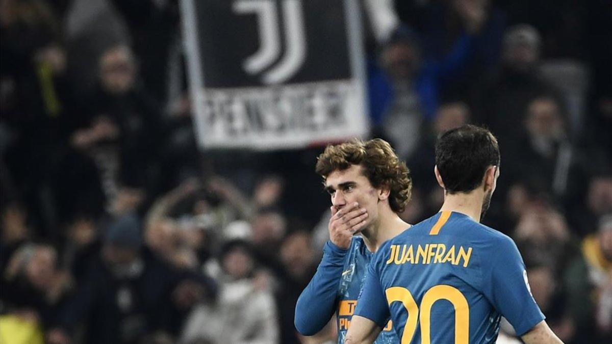 Griezmann se lamenta del partido contra la Juventus
