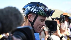 Alpe Dhuez (France), 14/07/2022.- British rider Chris Froome of Israel Premier Tech reacts after the 12th stage of the Tour de France 2022 over 165.1km from Briancon to Alpe dHuez, France, 14 July 2022. (Ciclismo, Francia) EFE/EPA/Marco Bertorello / POOL Alpe Dhuez (France), 14/07/2022.- British rider Chris Froome of Israel Premier Tech reacts after the 12th stage of the Tour de France 2022 over 165.1km from Briancon to Alpe dHuez, France, 14 July 2022. (Ciclismo, Francia) EFE/EPA/Marco Bertorello / POOL